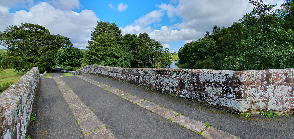 Abbey Bridge and the River Irthing near Lanercost