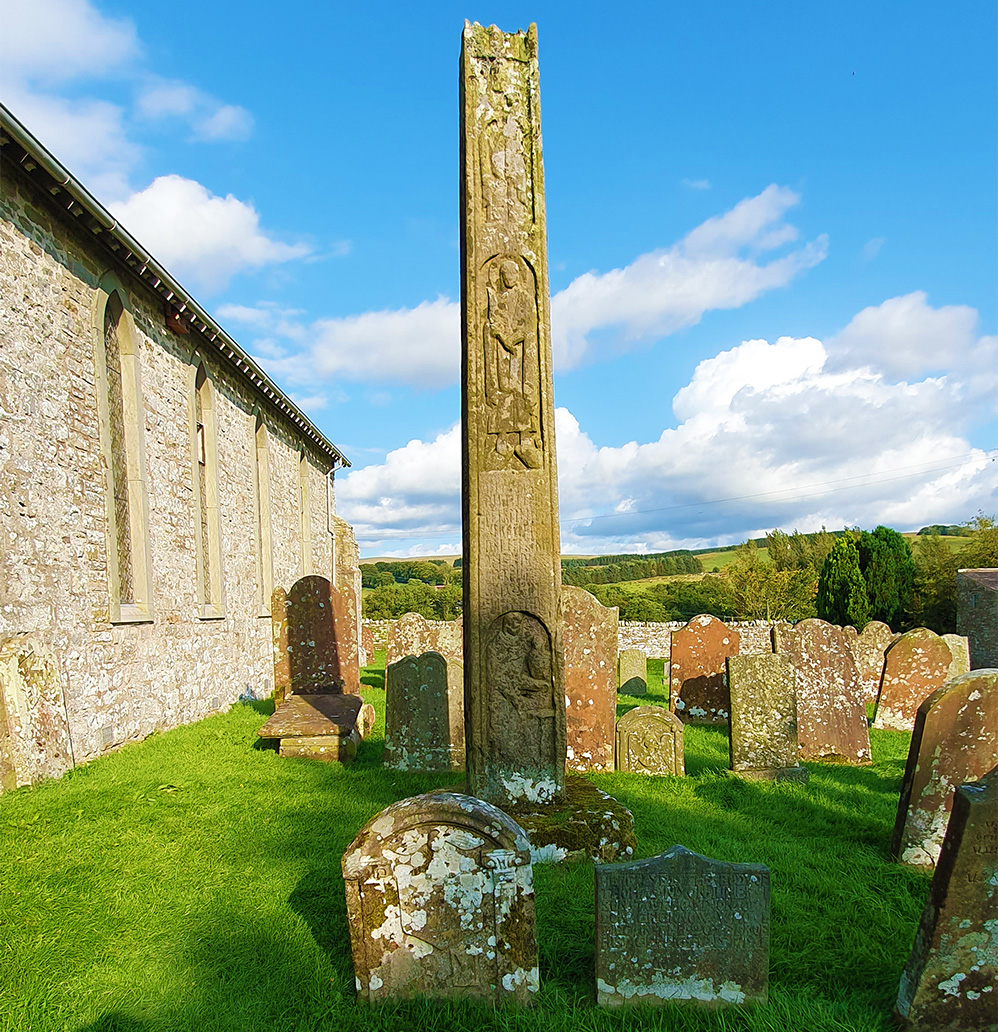 Bewcastle Cross west side