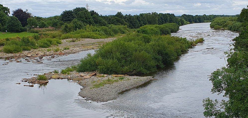 River Esk, Longtown, Cumbria © David Simpson