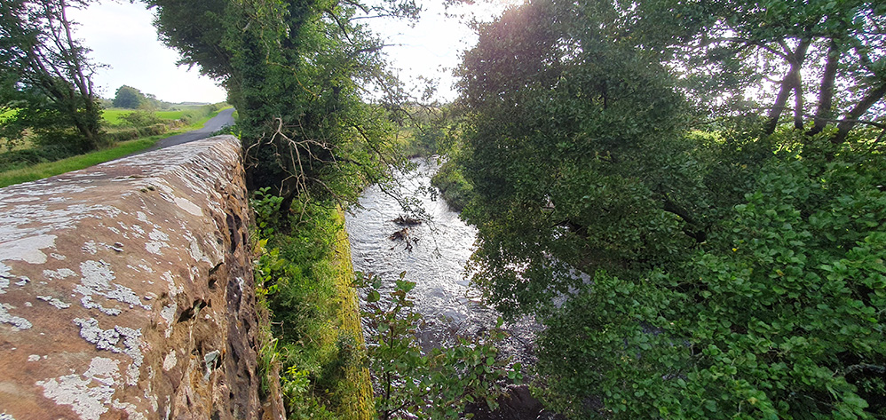 The River Sark to the north of Gretna Green © David Simpson