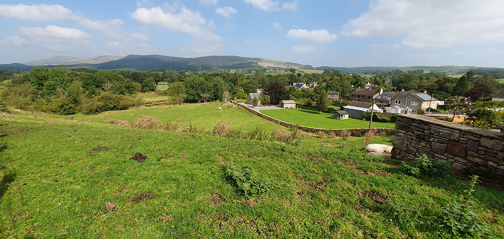 Looking towards the Sindale Beck and the North Pennines from Brough Castle 