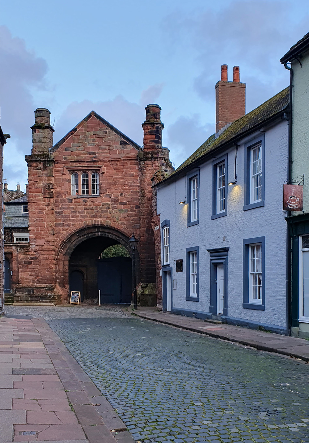Carlisle Abbey Gates from Abbey Street