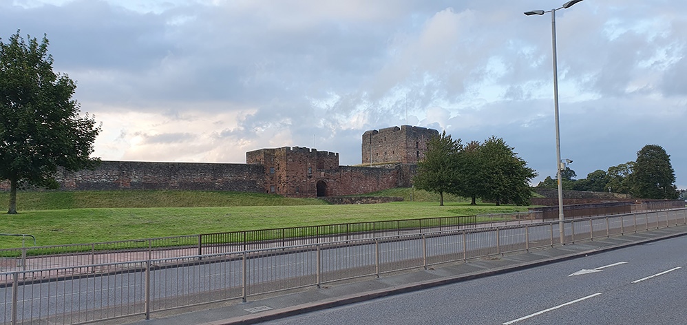 Carlisle 'Castle Way' the A593 lies within the site of the Roman fort of Luguvalium