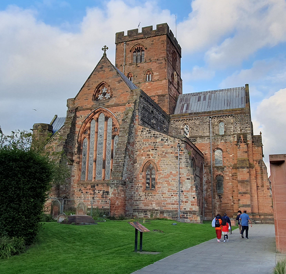 Carlisle Cathedral - there has been a Christian site at Carlisle since at least the time off St Cuthbert 