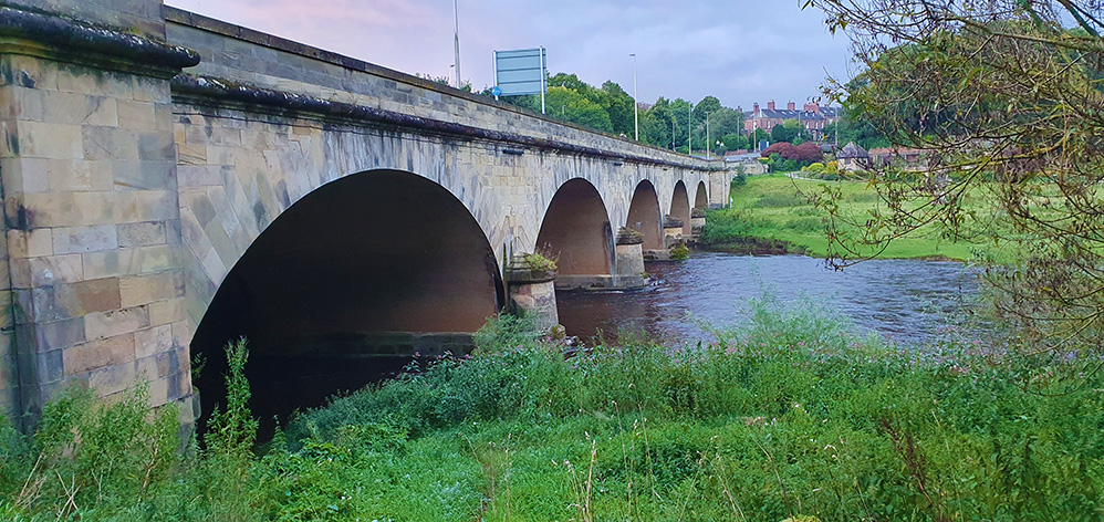 The Eden Bridge linking Carlisle to Stanwix