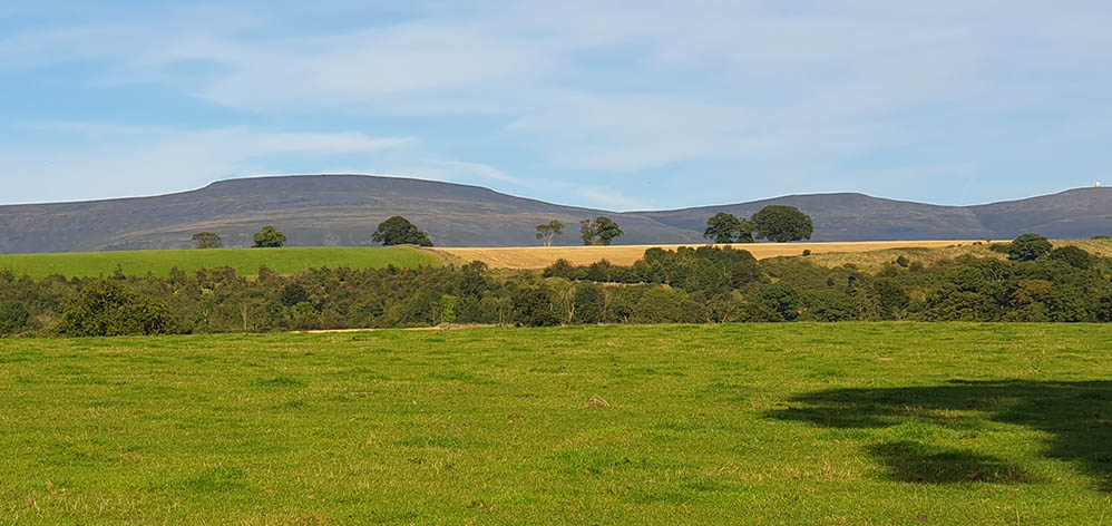 Cross Fell pictured from Crowdundle Farm, just north of the Crowdundle Beck