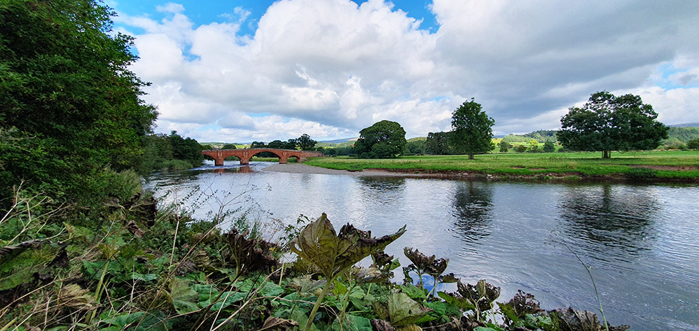River Eden and bridge, Lazonby
