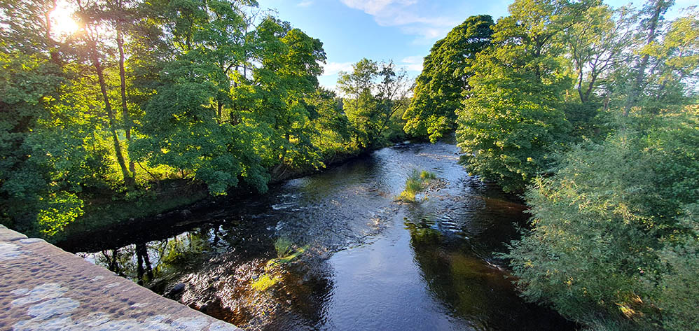 The River Eden near Bolton