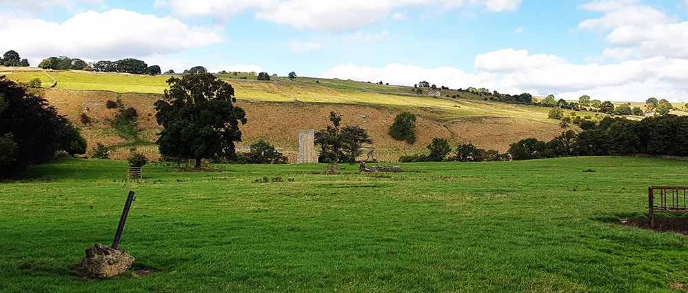 Ellerton Priory (centre), Swaledale
